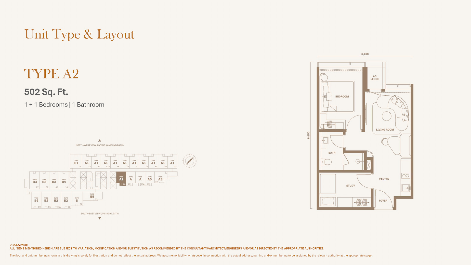 Type A2 Floor Plan